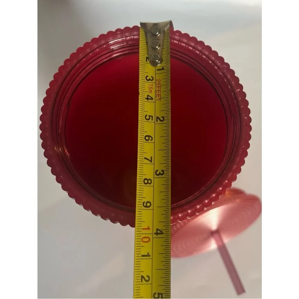 Starbucks Dusty Rose Pink Shimmer Shell Mermaid Scales Cold Cup Tumbler 24 oz